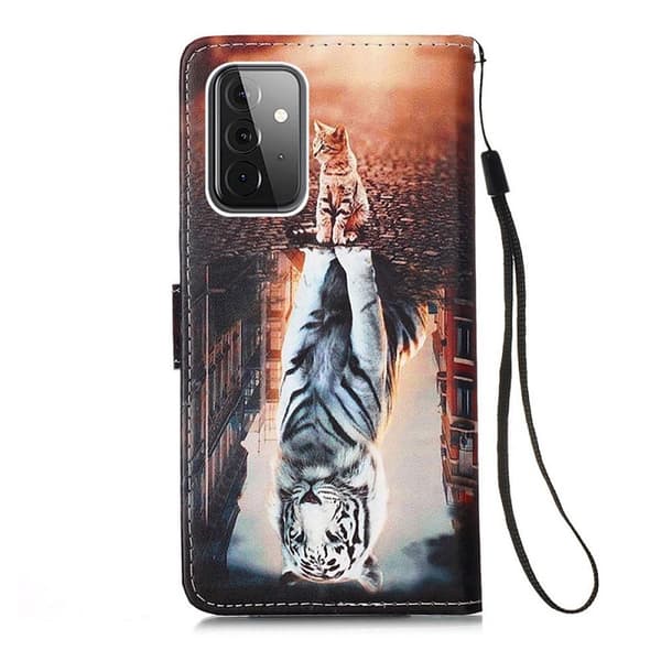 Plånboksfodral Samsung Galaxy A72 – Reflektion