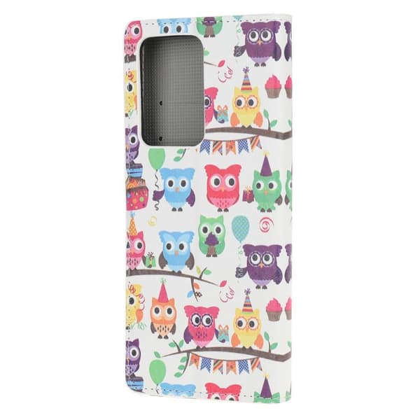 Plånboksfodral Samsung Galaxy A52 / A52s - Ugglor På Kalas