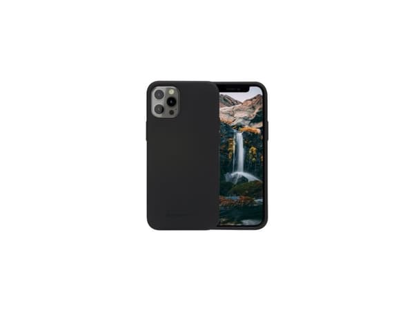 dbramante1928 - Baksidedeksel for mobiltelefon - 100 % resirkulert plast - nattsvart - for Apple iPhone 12 Pro Max