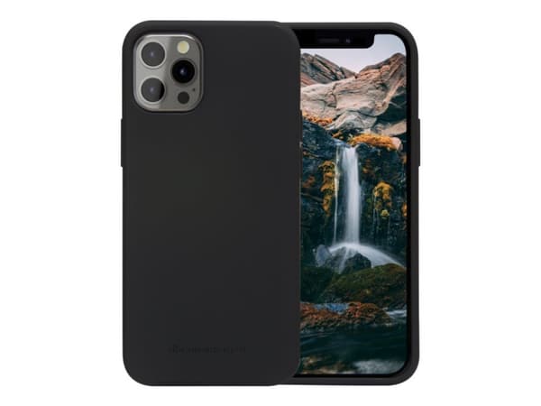 dbramante1928 - Baksidedeksel for mobiltelefon - 100 % resirkulert plast - nattsvart - for Apple iPhone 12 Pro Max