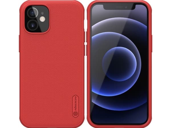 Nillkin Nillkin Etui Frosted Shield Pro iPhone 12 Mini czerwone