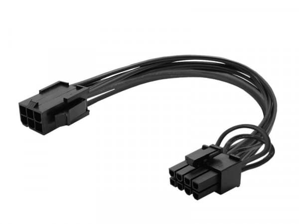 Savio AK-49 kabel zasilajcy 6 pins - 8 pins (6+2) PCI-Express, 0,18 m