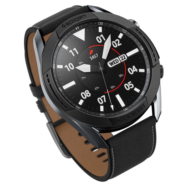 Spigen Samsung Galaxy Watch3 45mm Skal Chrono Shield Svart