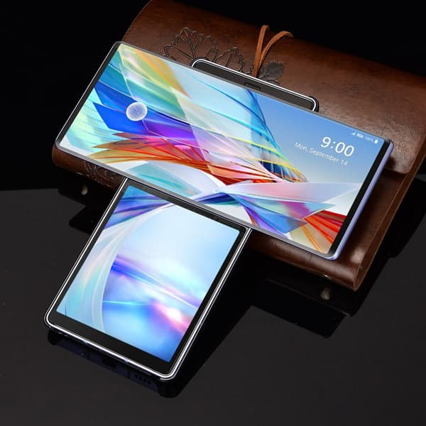 LG Wing 5g Lærtøyveske - Svart