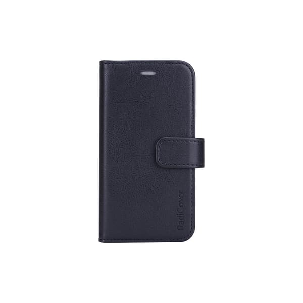 RADICOVER Strålingsbeskyttende Wallet PU iPhone 12 Mini Flipcover RFID Sort