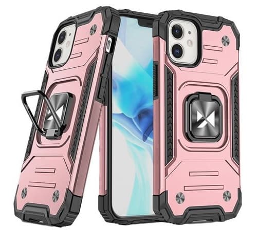 iPhone 12 Mini Skal - Armour Rosa Med Ring