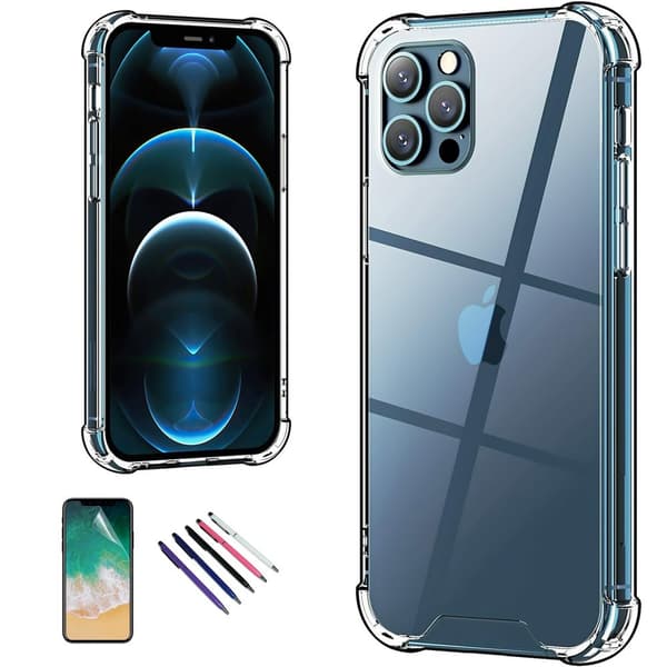 Komfort & Beskyttelse iPhone 12 Pro - Transparent Skal!
