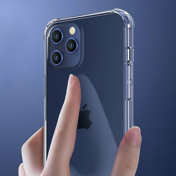 Suojaa iPhone 12 Pro - Läpinäkyvä Kuori!