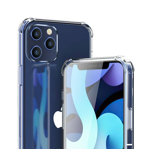 Suojaa iPhone 12 Pro - Läpinäkyvä Kuori!
