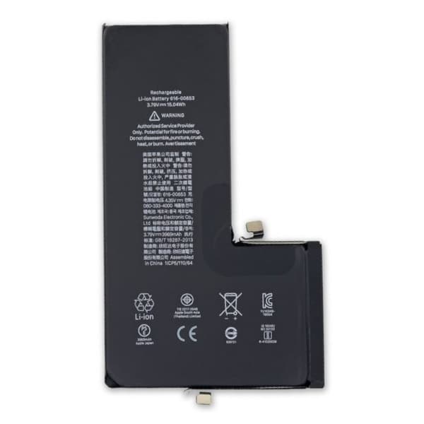 iPhone 11 Pro Max Batteri i Högsta Kvalitet med tejp
