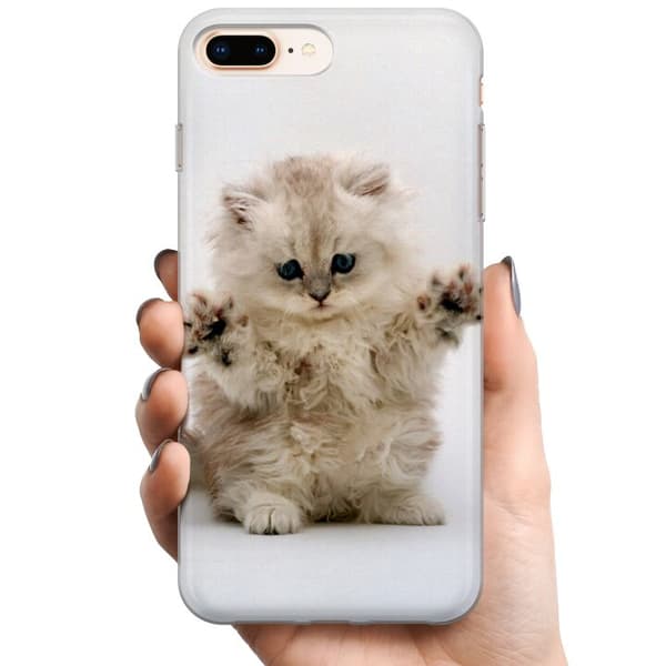 Apple iPhone 8 Plus TPU Mobilskal Katt