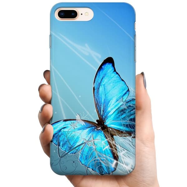 Apple iPhone 8 Plus TPU Mobilskal Fjäril