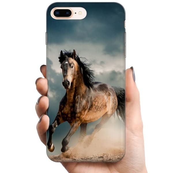 Apple iPhone 8 Plus TPU Mobilcover Hest