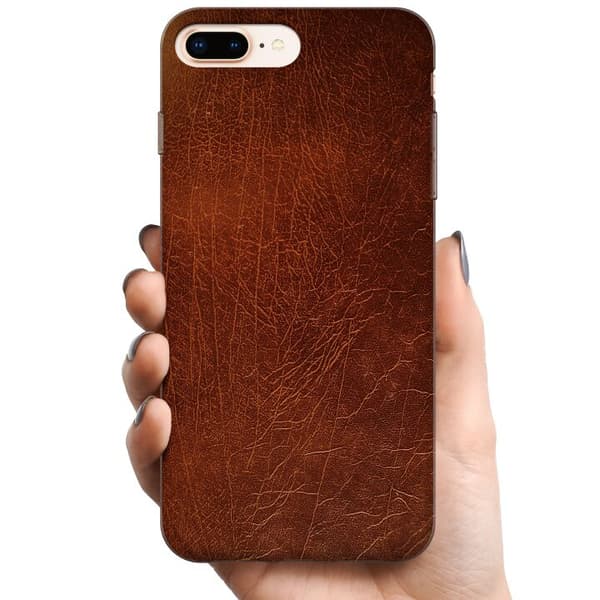 Apple iPhone 8 Plus TPU Mobilcover Læder