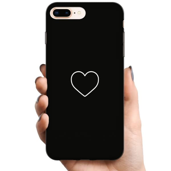 Apple iPhone 8 Plus TPU Mobilcover Hjerte