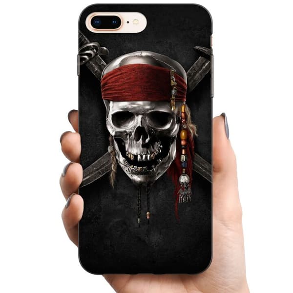 Apple iPhone 8 Plus TPU Mobilcover Pirat