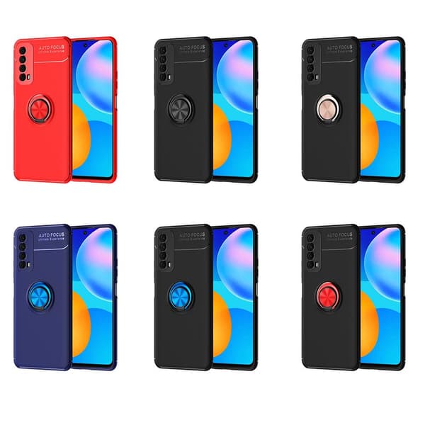 Smidigt Skal med Ringhållare - Huawei P Smart 2021