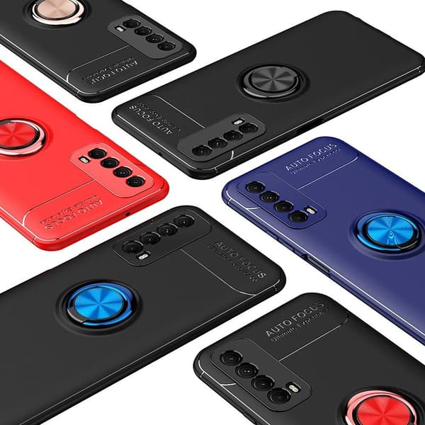 Huawei P Smart 2021 - Effektfullt Skyddsskal med Ringhållare