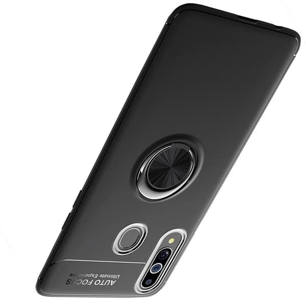 Samsung Galaxy A20S - Stilsäkert Praktiskt Skal med Ringhållare