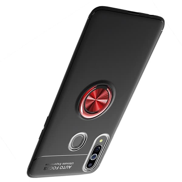Samsung Galaxy A20S - Stilsäkert Praktiskt Skal med Ringhållare