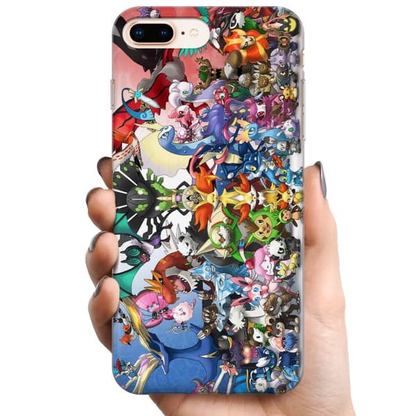 Apple iPhone 7 Plus TPU Mobilcover Pokemon