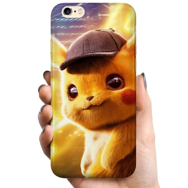 Apple iPhone 6 TPU Mobildeksel Detektiv Pikachu