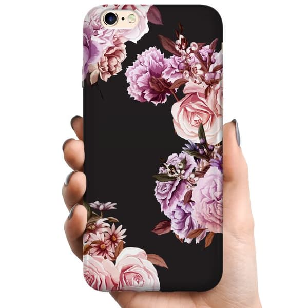 Apple iPhone 6 TPU Mobildeksel Blomster