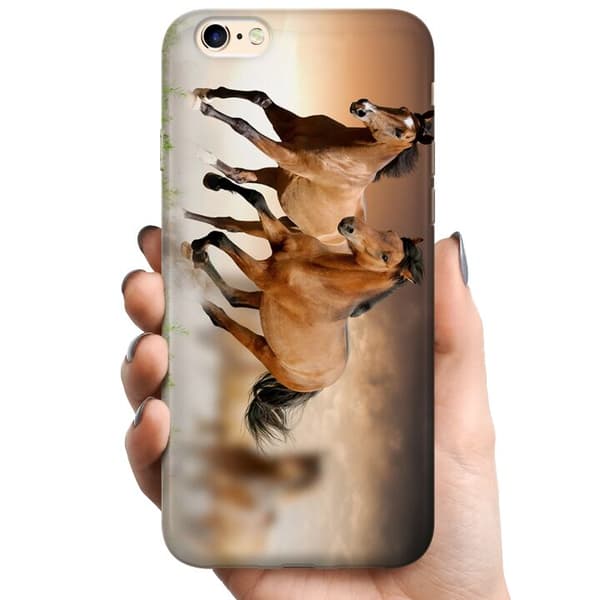 Apple iPhone 6 TPU Mobilskal Hästar