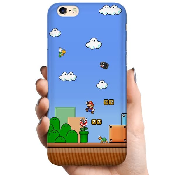Apple iPhone 6 TPU Mobilcover Mario