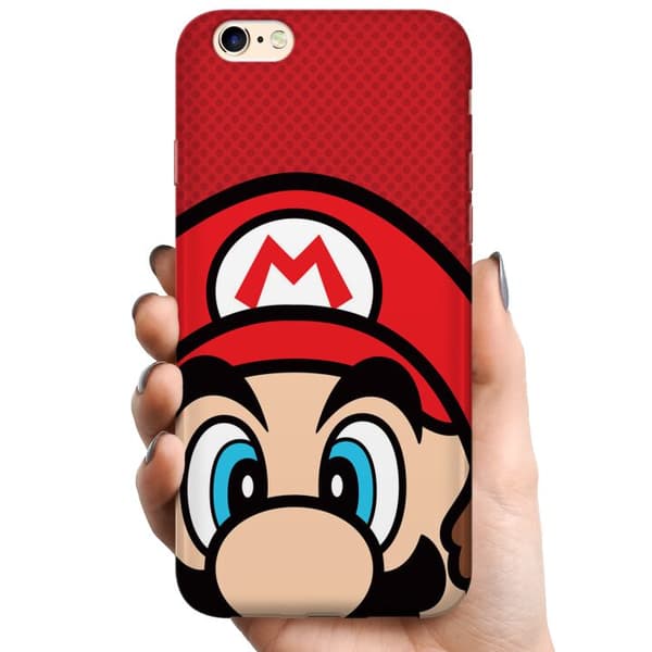 Apple iPhone 6 TPU Mobilcover Mario