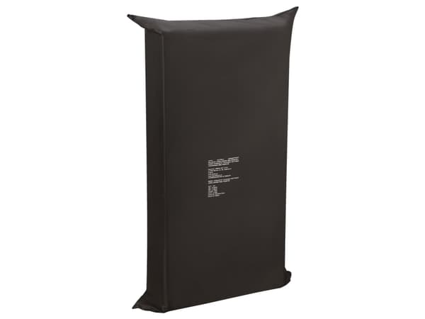 HMS Gymnastics 4-delad madrass MGS01 240 cm x 120 cm x 5 cm svart