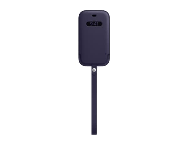 Apple - Skyddshölje för mobiltelefon - med MagSafe - läder - djupviolett - för iPhone 12 mini