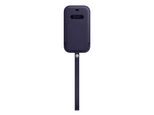 Apple - Skyddshölje för mobiltelefon - med MagSafe - läder - djupviolett - för iPhone 12 mini
