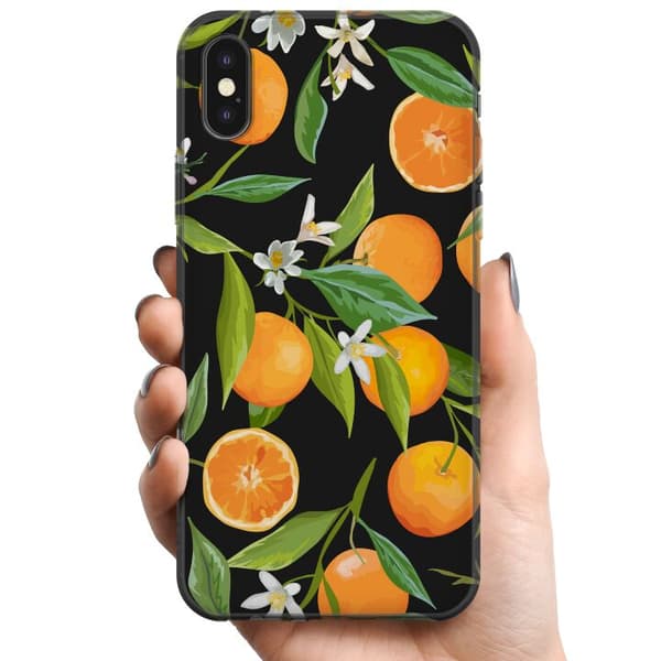 Apple iPhone X TPU Mobildeksel Appelsinjuice