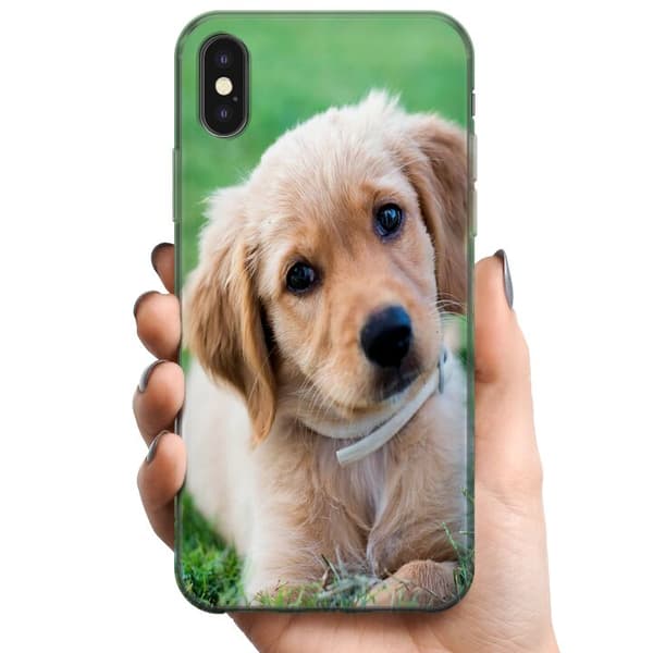 Apple iPhone X TPU Mobildeksel Hund