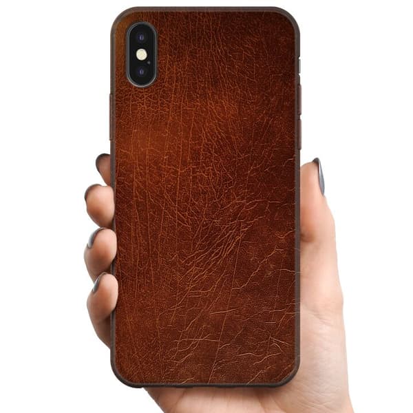Apple iPhone X TPU Mobildeksel Lær