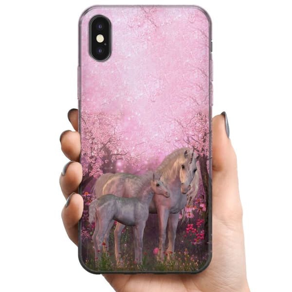 Apple iPhone X TPU Mobilskal Unicorn
