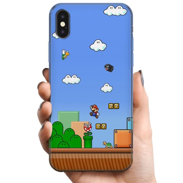 Apple iPhone X TPU Mobildeksel Mario