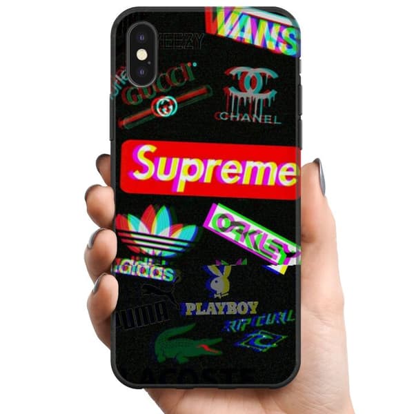 Apple iPhone X TPU Mobildeksel 3D