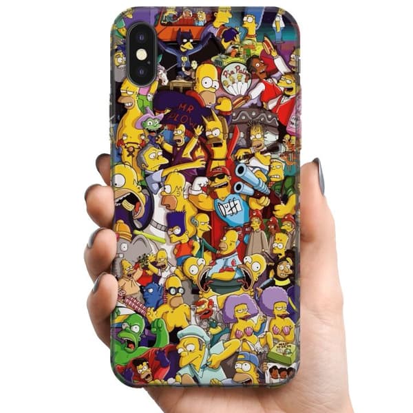 Apple iPhone X TPU Mobilcover Simpsons
