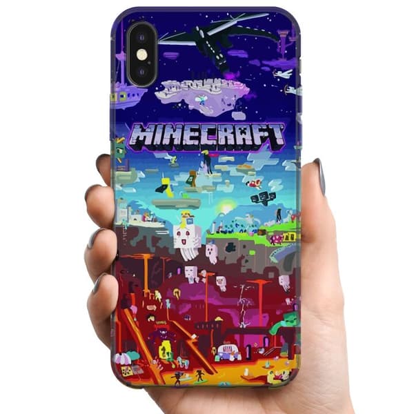 Apple iPhone X TPU Mobildeksel MineCraft
