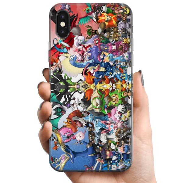 Apple iPhone X TPU Mobildeksel Pokemon