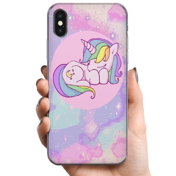 Apple iPhone X TPU Mobildeksel Unicorn