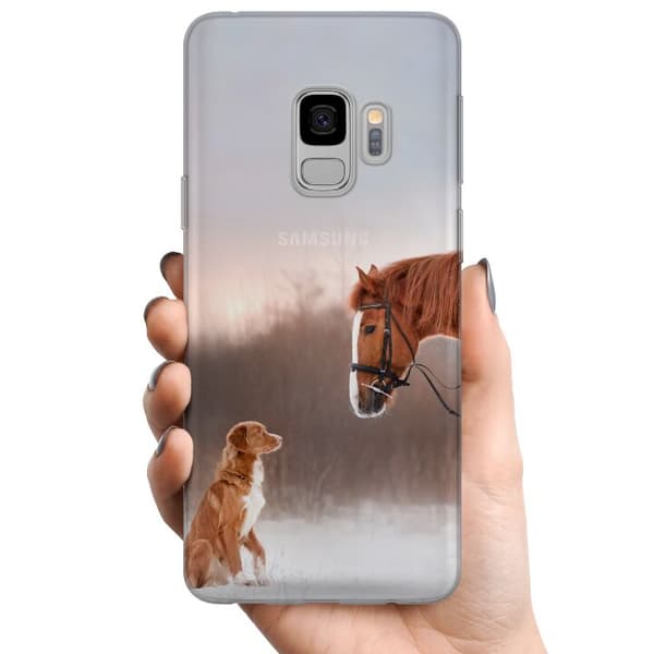 Samsung Galaxy S9 TPU Matkapuhelimen kuori Härkä & Koira