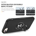 Miniatyrbild 7 av 7: iPhone SE/8/7/6/6S Hybrid skal med Finger Ring - Svart