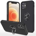 Miniatyrbild 1 av 7: iPhone 12 Hybrid skal med Finger Ring - Svart