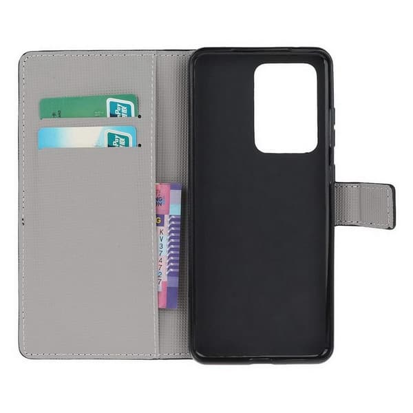 Plånboksfodral Samsung Galaxy A72 - Lila / Fjärilar