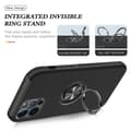 Miniatyrbilde 7 av 7: iPhone 12 Pro Hybrid Deksel Med Fingerring - Svart