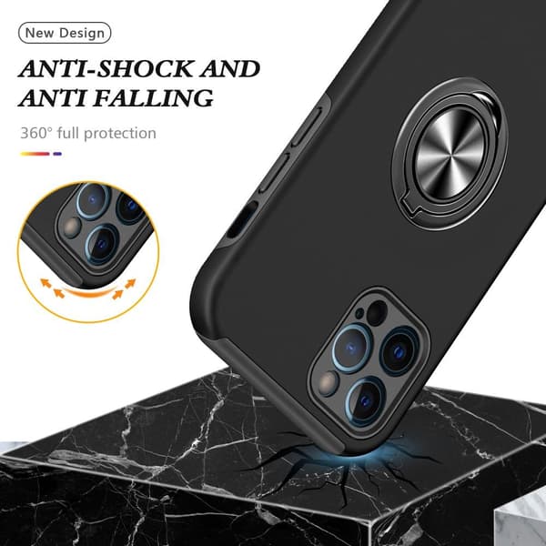 iPhone 12 Pro Max Fingerring Kickstand Hybrid Taske