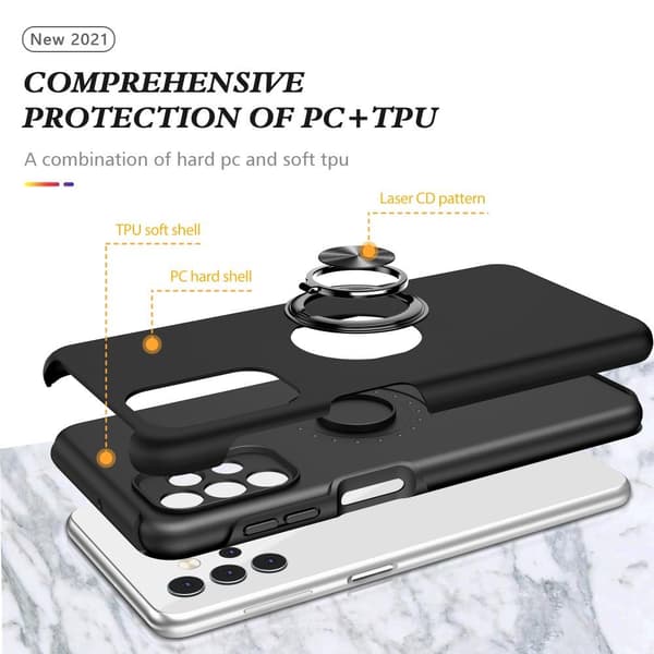 Samsung Galaxy A32 5G Fingerring Kickstand Hybrid Taske